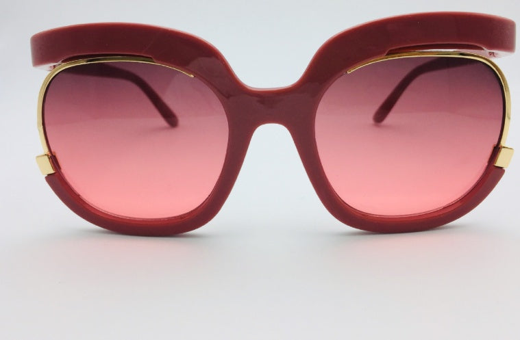 Lunettes de soleil volantes pour femmes, demi-monture œil de chat pour femmes