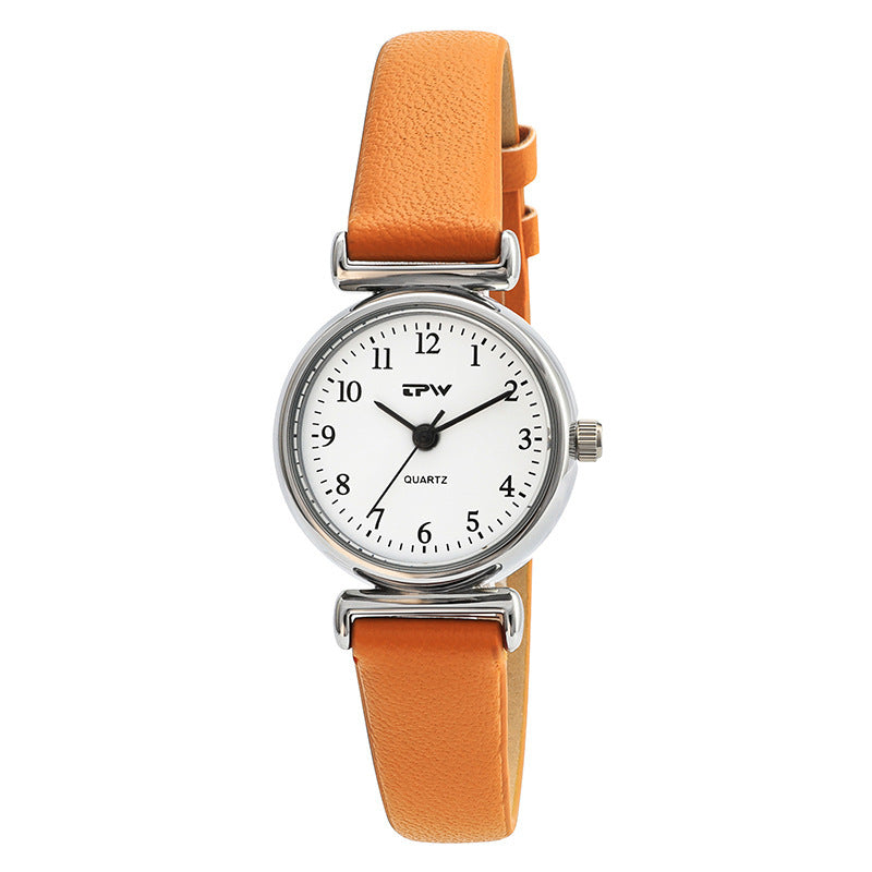 Nouvelle montre à quartz TPW pour femmes, tendance, compacte, ultra-fine, pour étudiantes