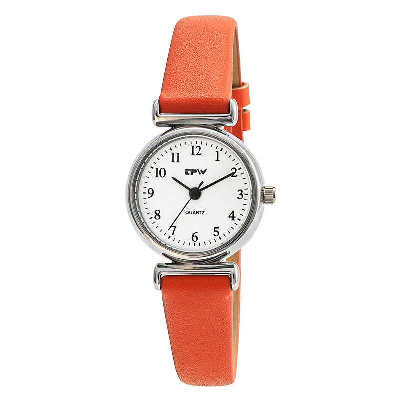Nouvelle montre à quartz TPW pour femmes, tendance, compacte, ultra-fine, pour étudiantes