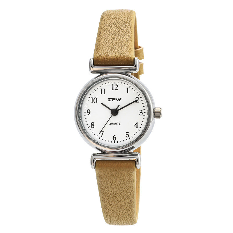 Nouvelle montre à quartz TPW pour femmes, tendance, compacte, ultra-fine, pour étudiantes
