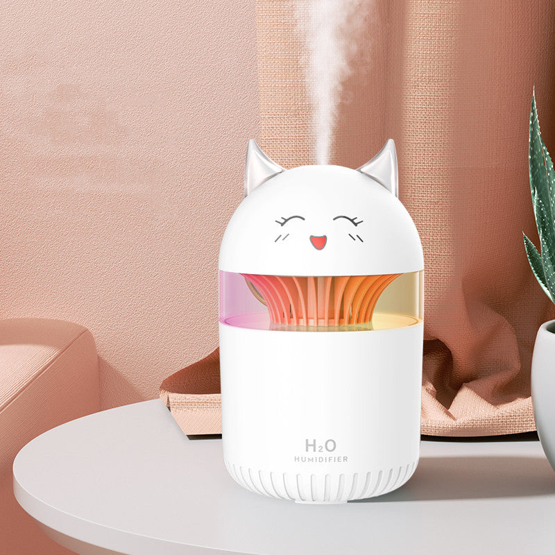 Humidificateur de bureau doux et compact pour la maison, veilleuse silencieuse