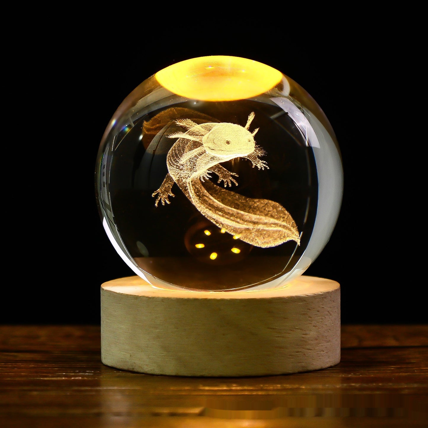 Mini lampe de nuit boule de cristal, lumière d'ambiance, cadeau créatif nouveau et étrange