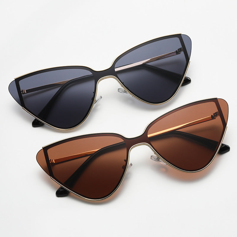 Lunettes de soleil rétro œil de chat