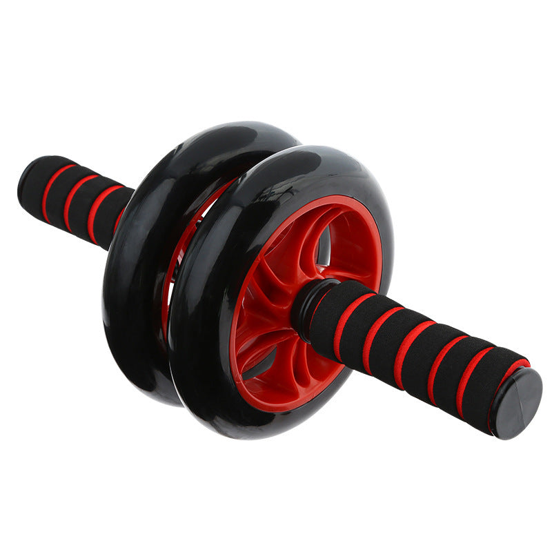 Exercice abdominal avec une vraie roue abdominale