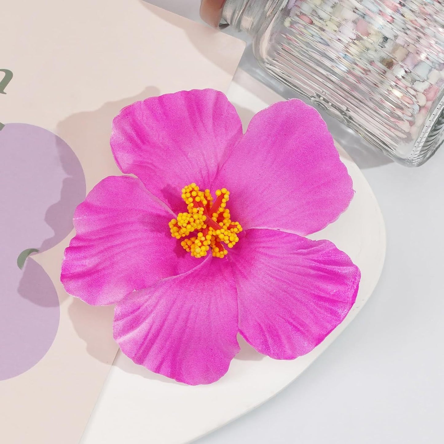 Barrette à cheveux bohème à fleurs pour les vacances à la plage