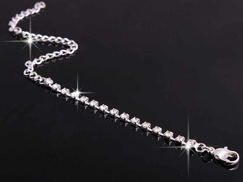 Ensemble de 4 colliers et boucles d'oreilles en strass, bague et bracelet, bijoux fantaisie pour femmes