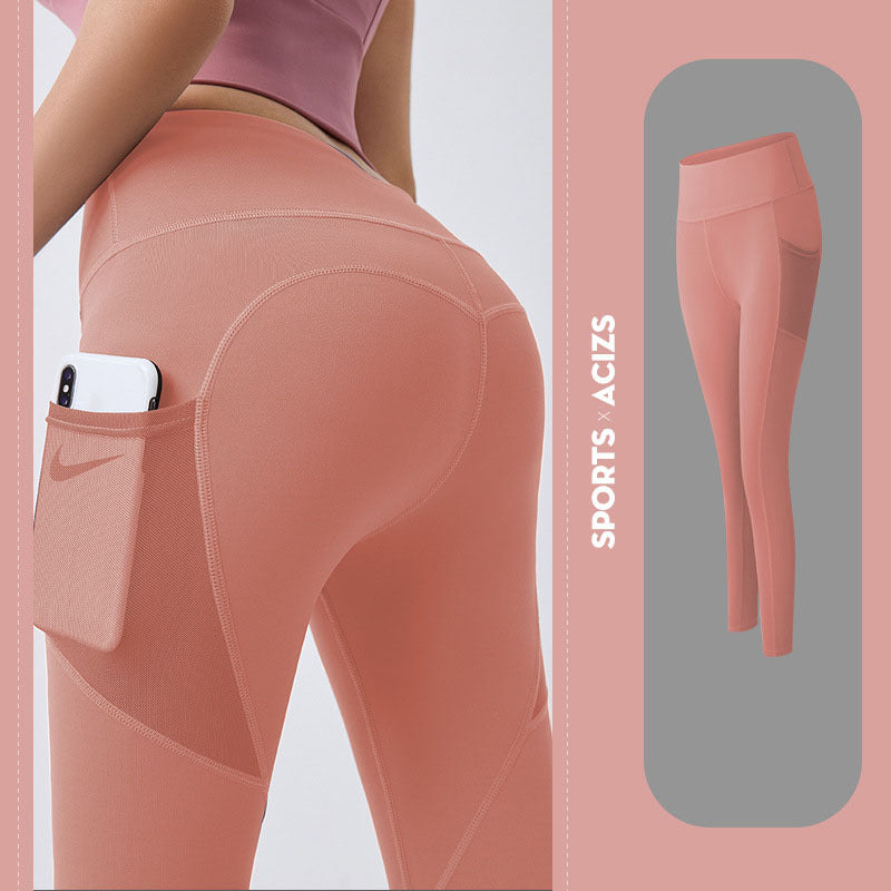 Pantalon de jogging skinny pour fille avec poche pour femme