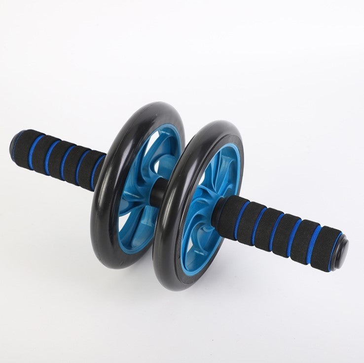 Exercice abdominal avec une vraie roue abdominale