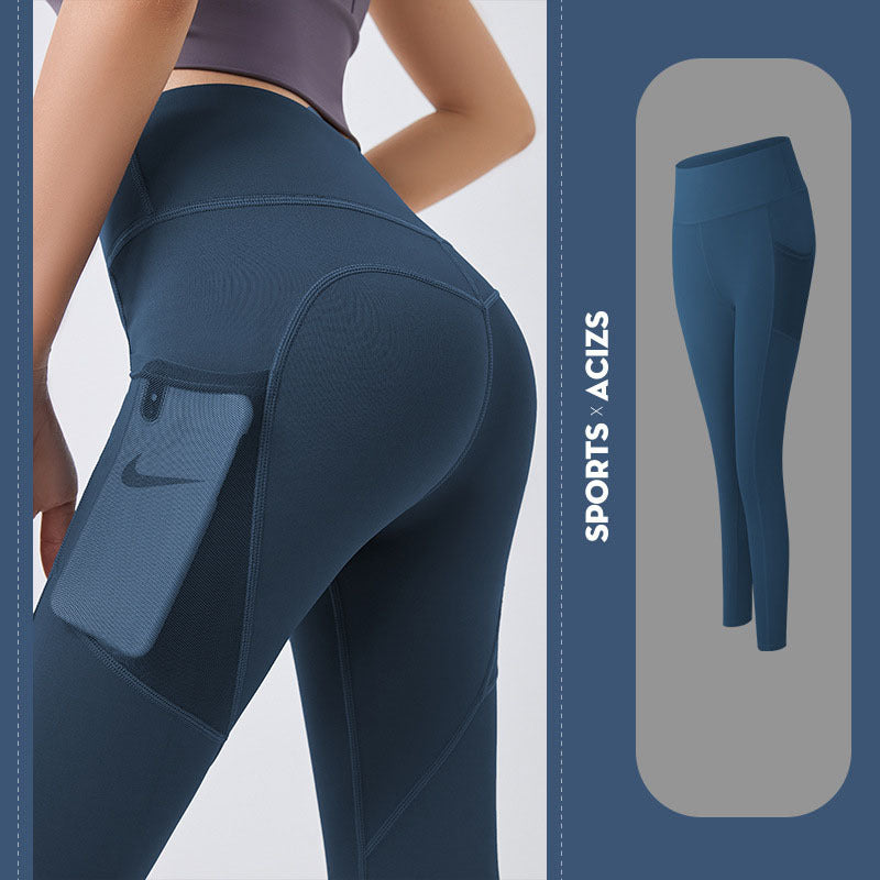Pantalon de jogging skinny pour fille avec poche pour femme
