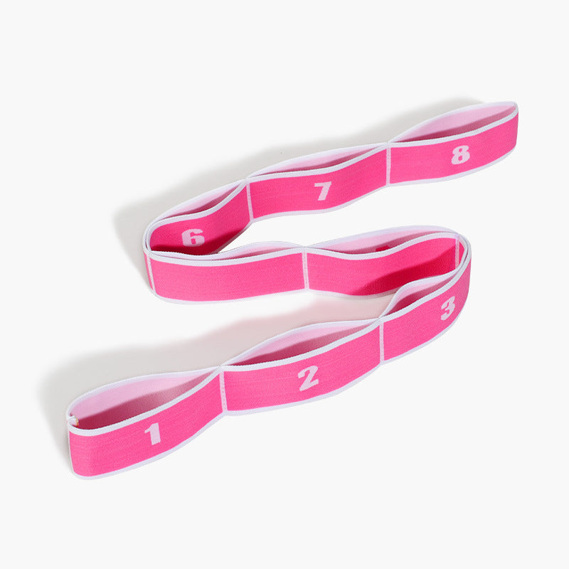 Bande élastique extensible de danse latine en 9 parties,