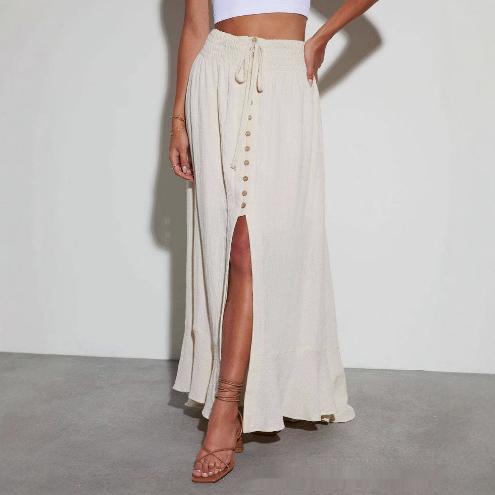 Robe midi de conception européenne