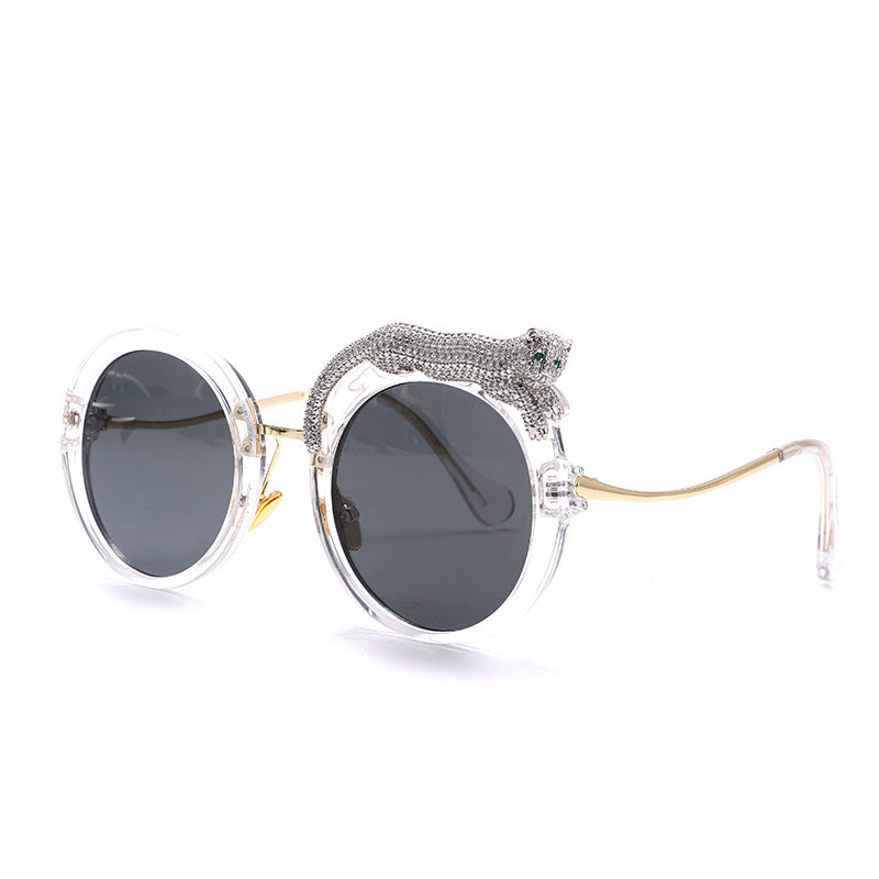 Lunettes de soleil en alliage pour femmes, verres colorés
