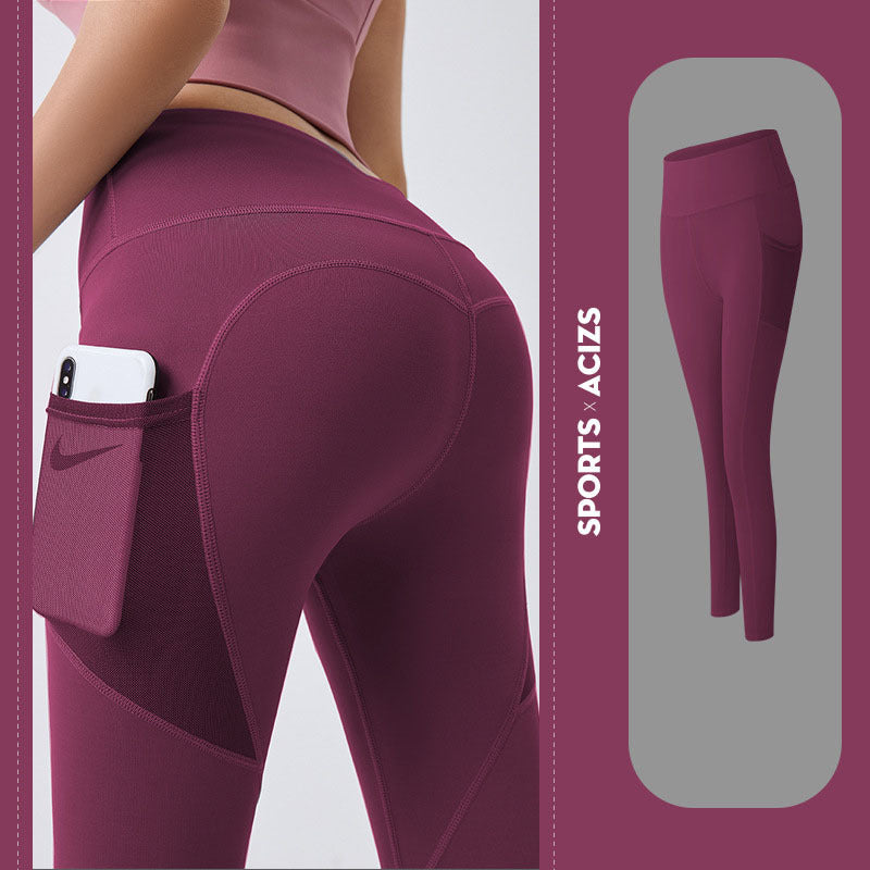 Pantalon de jogging skinny pour fille avec poche pour femme
