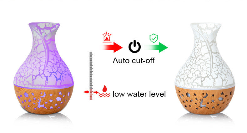 Humidificateur en forme de vase