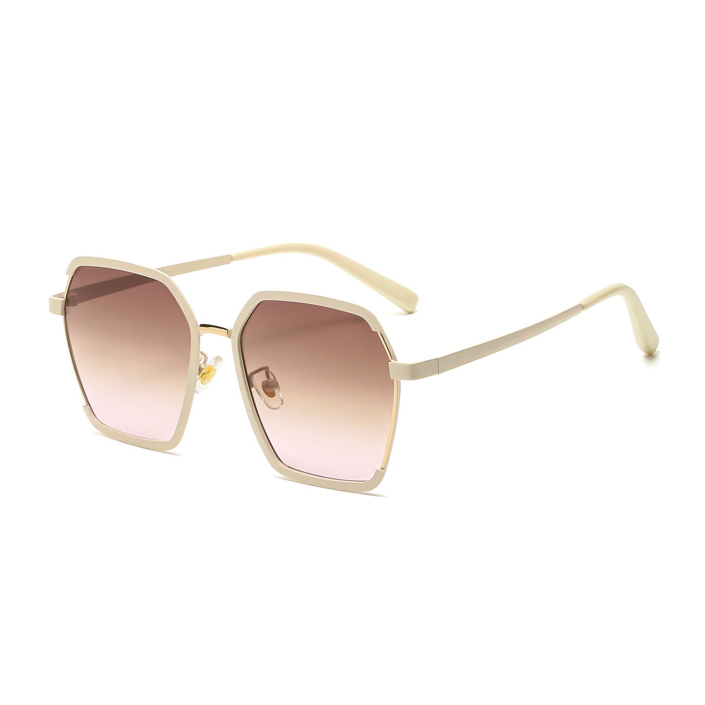 Lunettes de soleil demi-carrées classiques