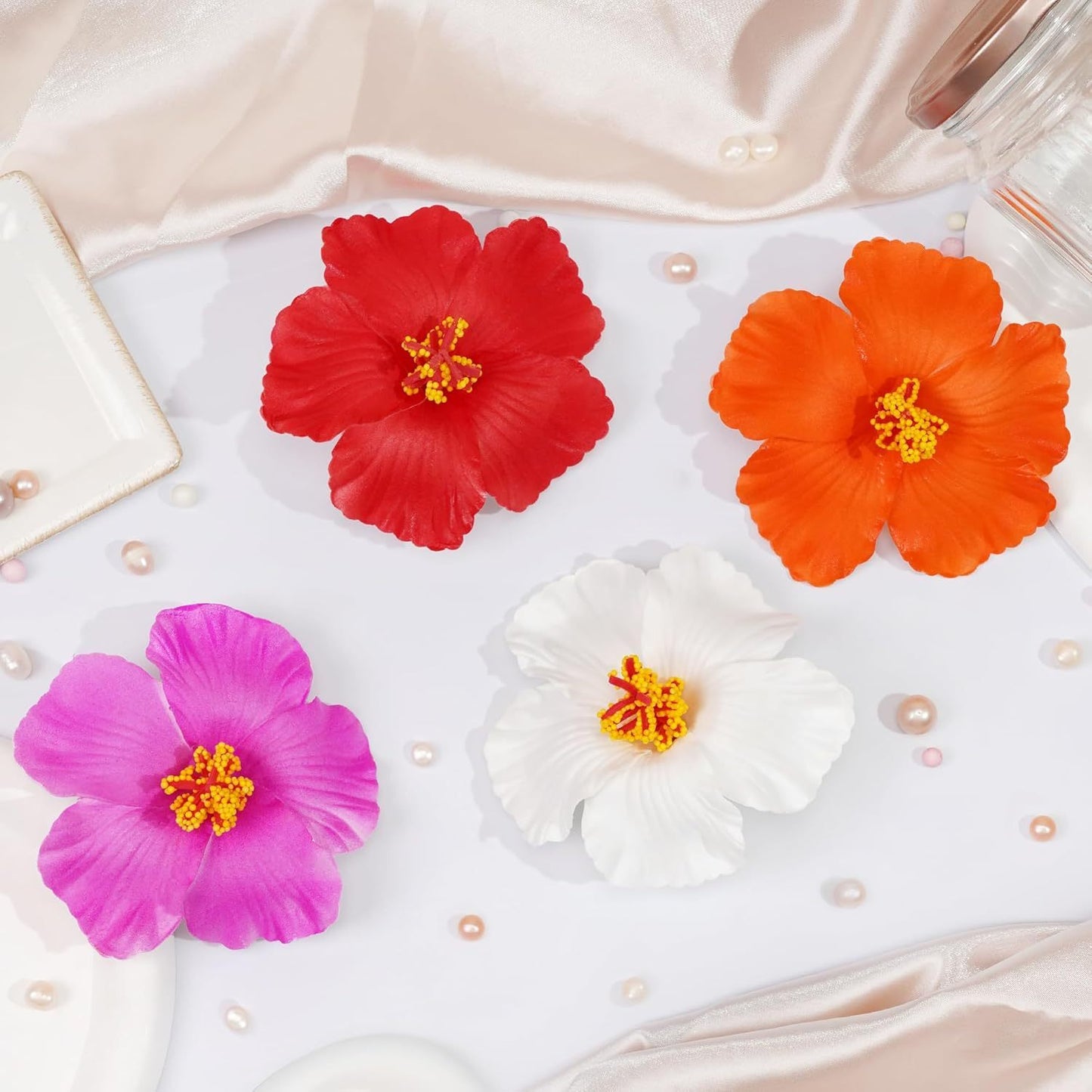 Barrette à cheveux bohème à fleurs pour les vacances à la plage