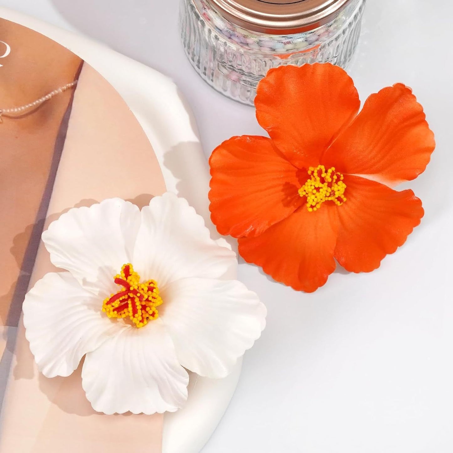 Barrette à cheveux bohème à fleurs pour les vacances à la plage