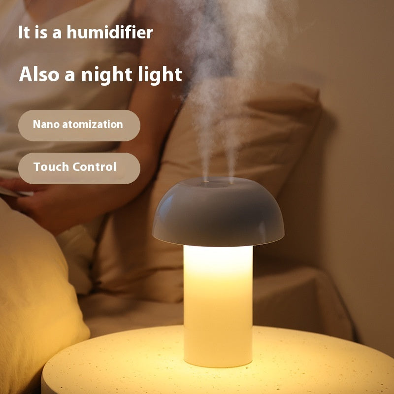 Humidificateur champignon intelligent à commande tactile et veilleuse d'ambiance