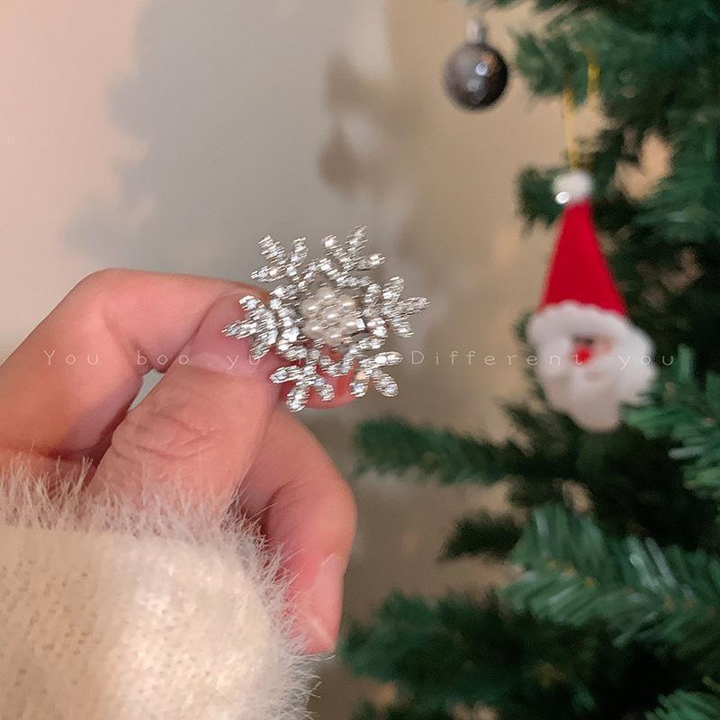 Pince à cheveux en cristal et perles pour fille