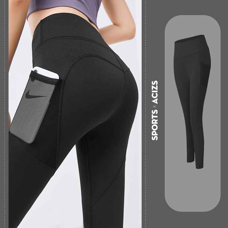 Pantalon de jogging skinny pour fille avec poche pour femme