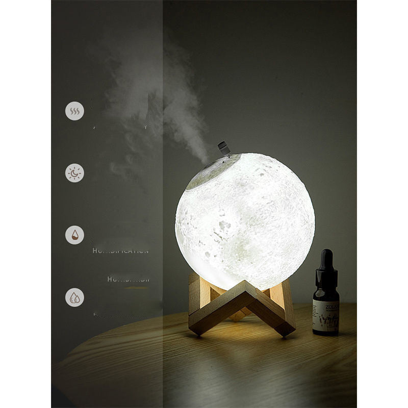 Humidificateur lunaire, veilleuse, humidificateur d'aromathérapie