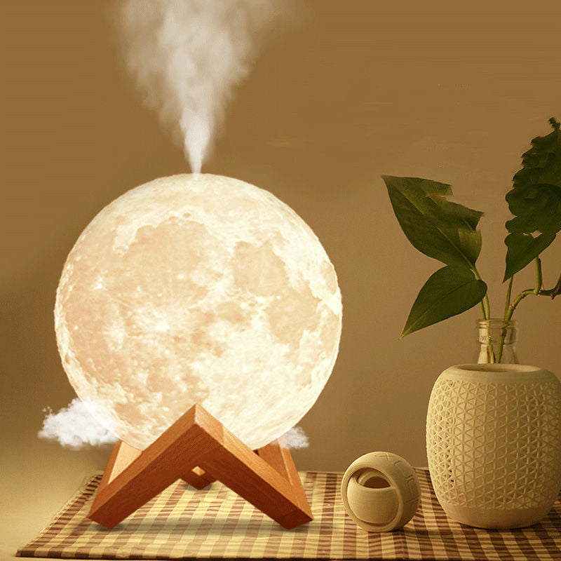 Humidificateur lunaire, veilleuse, humidificateur d'aromathérapie