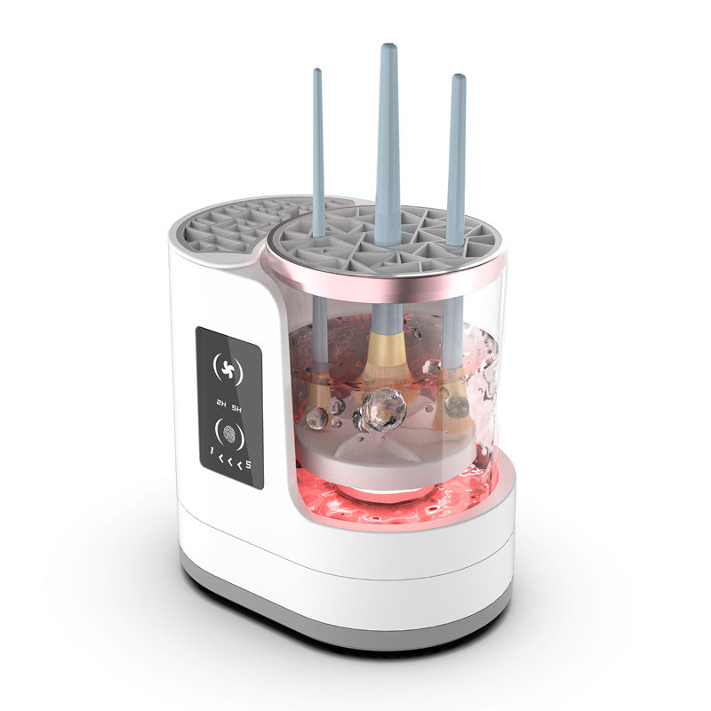 Outil de nettoyage de pinceaux de maquillage rechargeable