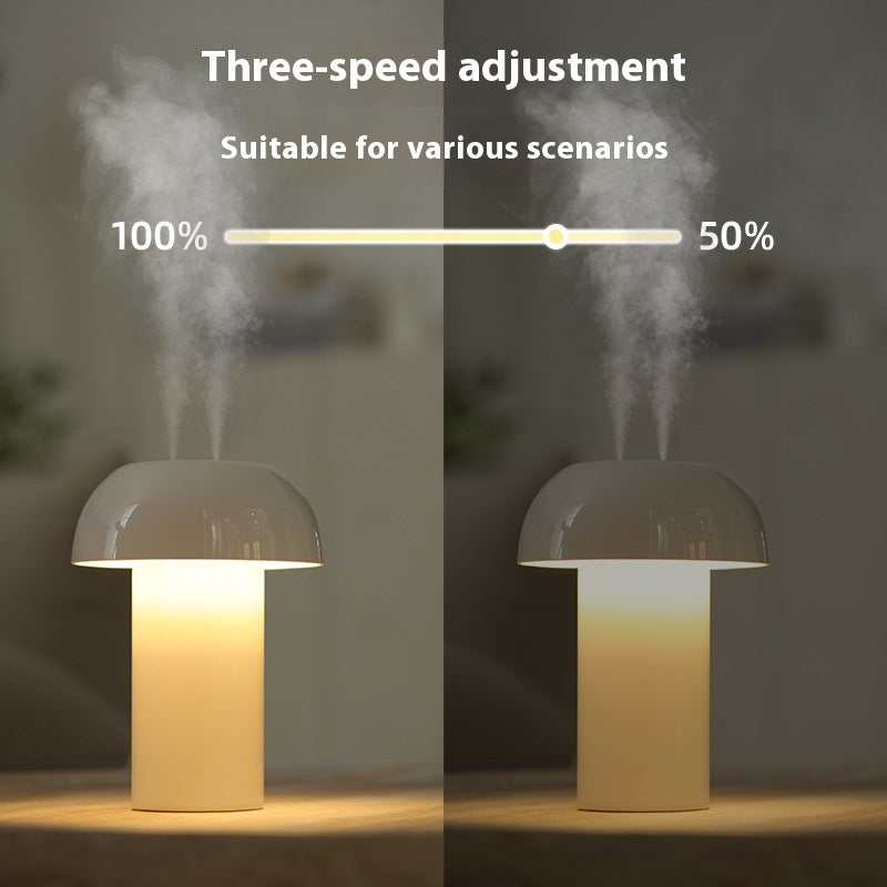 Humidificateur champignon intelligent à commande tactile et veilleuse d'ambiance