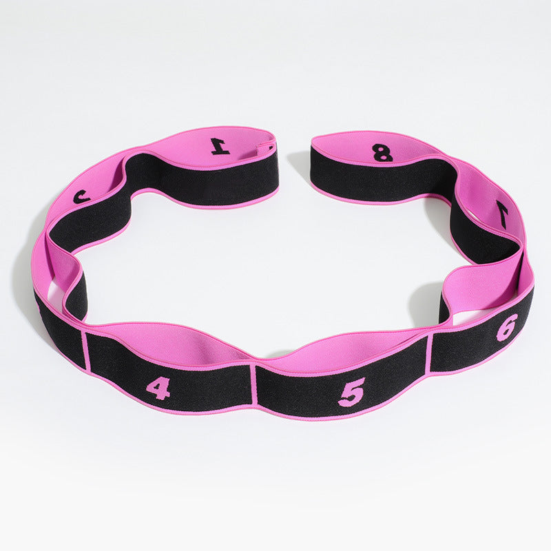 Bande élastique extensible de danse latine en 9 parties,