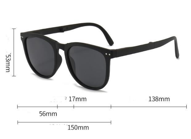 Lunettes de soleil pliables à la mode pour femmes