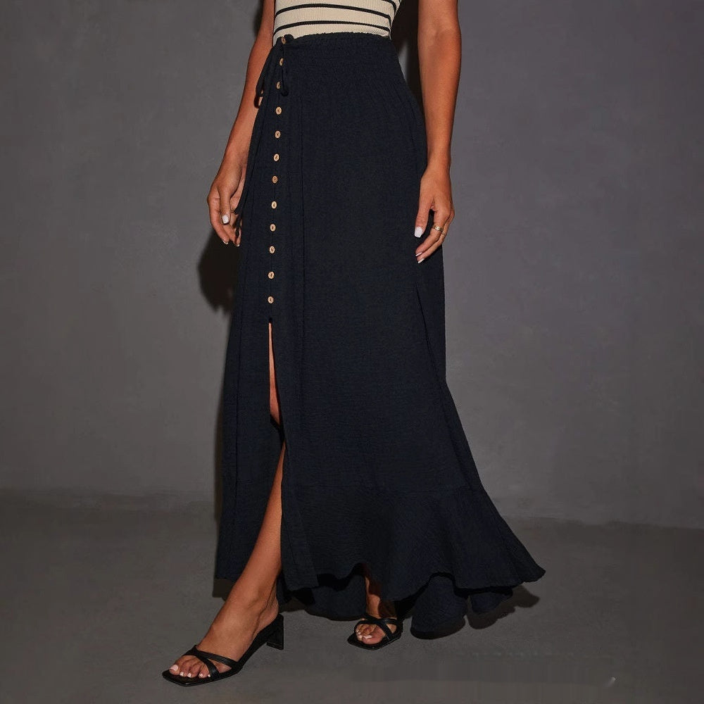 Robe midi de conception européenne