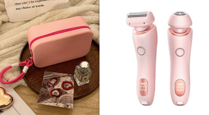 Épilateur rechargeable USB 2 en 1 pour femmes,