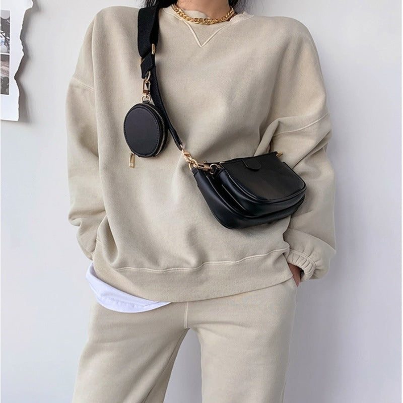 Ensemble de sacs à main noirs de luxe pour femmes