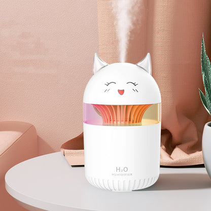 Humidificateur de bureau doux et compact pour la maison, veilleuse silencieuse