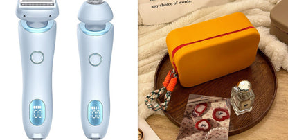 Épilateur rechargeable USB 2 en 1 pour femmes,