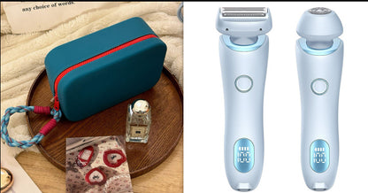 Épilateur rechargeable USB 2 en 1 pour femmes,
