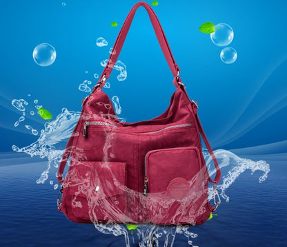 Sacs à bandoulière design en tissu pylône résistant à l'eau,