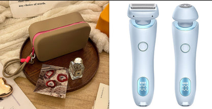 Épilateur rechargeable USB 2 en 1 pour femmes,