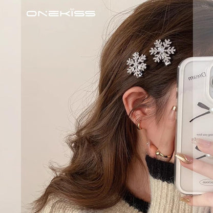 Pince à cheveux en cristal et perles pour fille