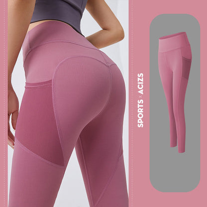 Pantalon de jogging skinny pour fille avec poche pour femme