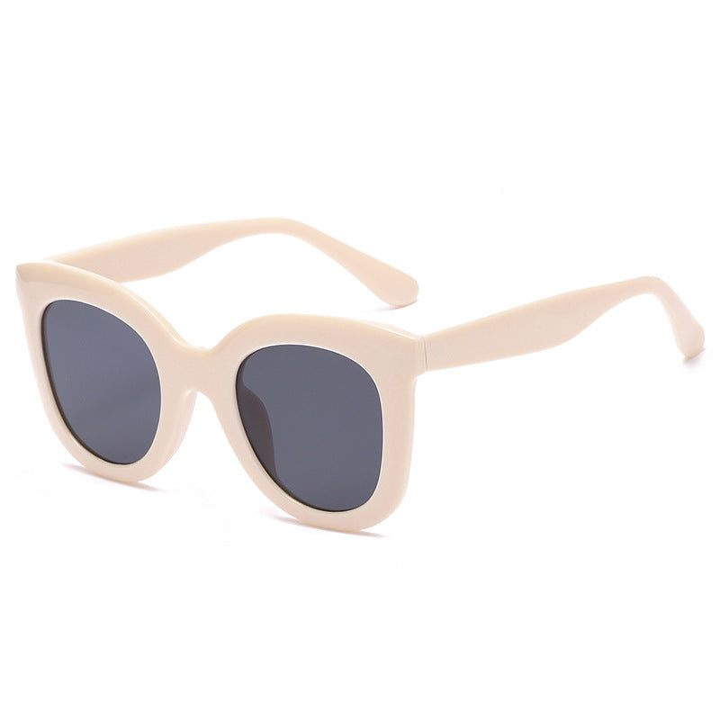 Nouvelles lunettes de soleil à large monture pour femmes