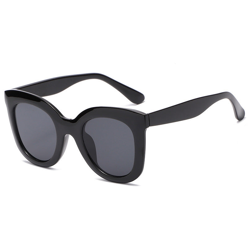 Nouvelles lunettes de soleil à large monture pour femmes