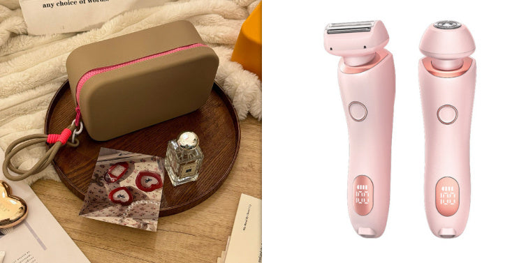 Épilateur rechargeable USB 2 en 1 pour femmes,
