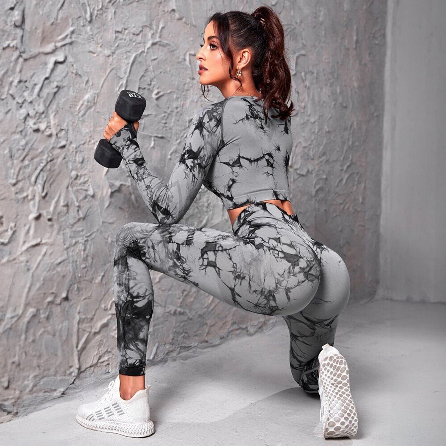 Tenue de sport de fitness personnalisée à la mode pour femmes