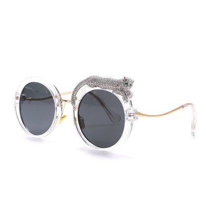 Lunettes de soleil en alliage pour femmes, verres colorés