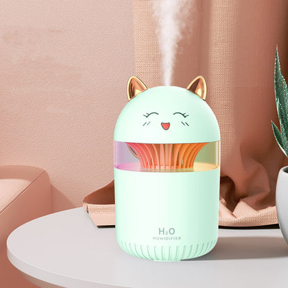 Humidificateur de bureau doux et compact pour la maison, veilleuse silencieuse