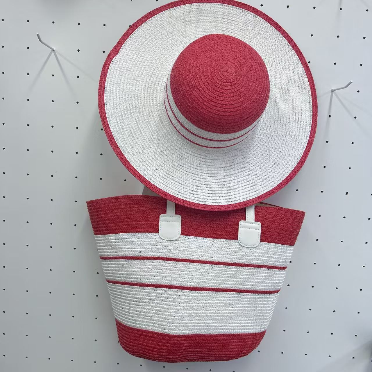 Ensemble de sacs de protection solaire avec chapeau de paille