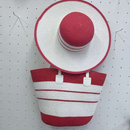 Ensemble de sacs de protection solaire avec chapeau de paille