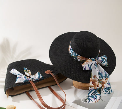 Ensemble de sacs de protection solaire avec chapeau de paille