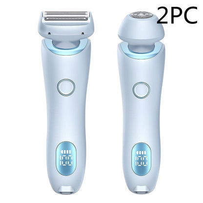Épilateur rechargeable USB 2 en 1 pour femmes,